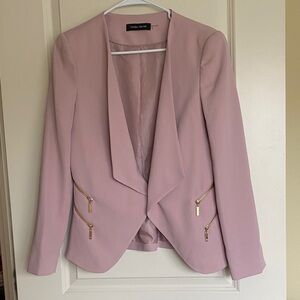 Ivanka Trump Pink Blazer with Gold Zippers